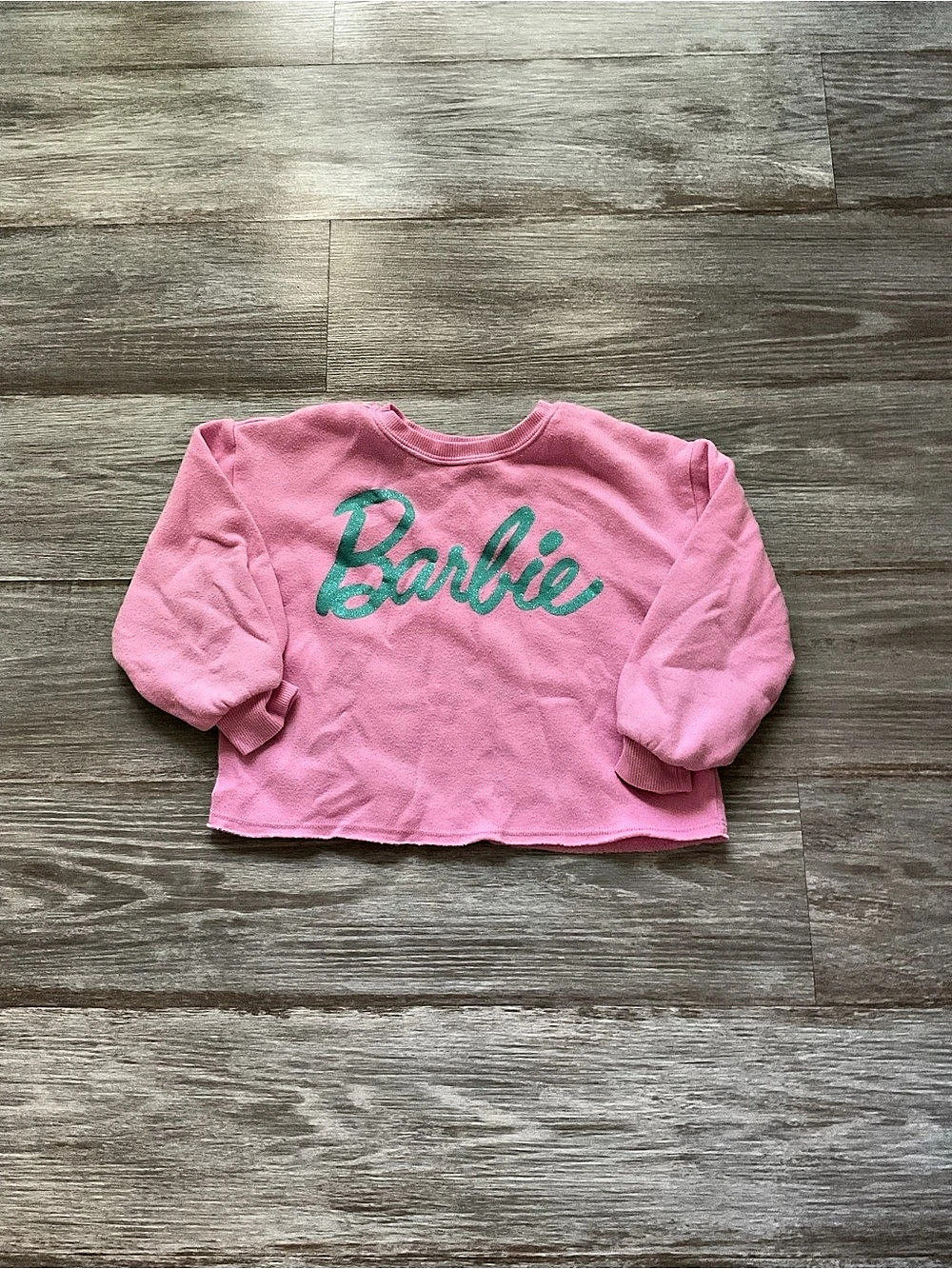 Barbie Graphic Pink Long Sleeve Top
